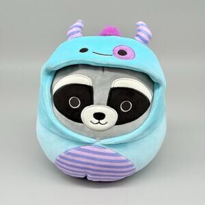 Squishmallows Rocky the Raccoon Morty The Monster Costume 10” Halloween 2023